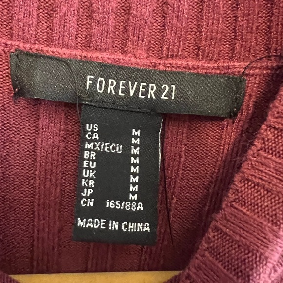 Burgundy sweater dress - Picture 3 of 4